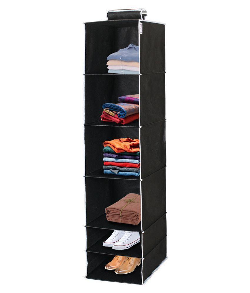 6 Shelves Foldable Hanging Wardrobe Organizer